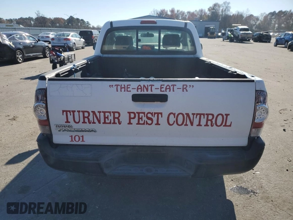 2010 Toyota Tacoma with VIN 5TENX4CN5AZ708908, listed as a Copart auction lot 83022014 with 254,474 mi miles and Salvage Title. Bid and sale history available at carsss.com. Image 6.