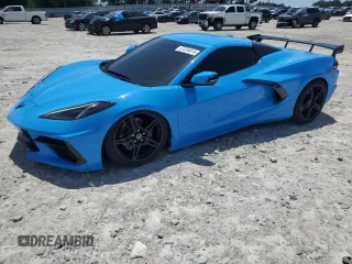 2021 Chevrolet Corvette 1LT z VIN 1G1YA3D43M5115014, wystawiony jako Copart lot #57224815 z przebiegiem 48 498 mil mil oraz Szkoda całkowita • Salvage title. Historia ofert i sprzedaży dostępna na DreamBid. Obrazek 1.