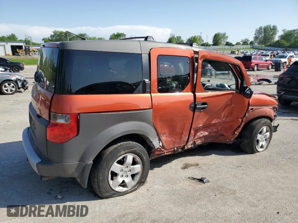 2004 Honda Element EX z VIN 5J6YH28594L022228, wystawiony jako Copart lot #57143675 z przebiegiem Nie podano mil oraz Szkoda całkowita • Salvage title. Historia ofert i sprzedaży dostępna na DreamBid. Obrazek 3.