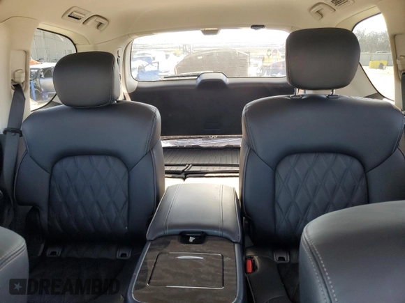 2024 Nissan Armada Platinum with VIN JN8AY2DB2R9853100, listed as a Copart auction lot 87037714 with 15,702 mi miles and Salvage Title. Bid and sale history available at carsss.com. Image 10.