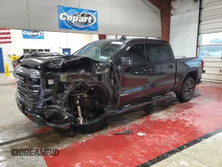 2023 GMC Sierra 1500 AT4 with VIN 1GTUUEE84PZ201584, listed as a Copart auction lot 57810225 with 40,047 mi miles and Salvage title. Bid and sale history available at DreamBid. Image 1.