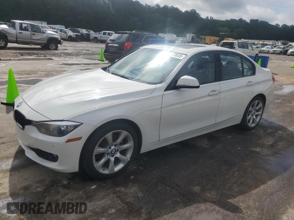 2015 BMW 3 Series 320i with VIN WBA3B1G51FNT64807, listed as a Copart auction lot 58673635 with 95,840 mi miles and Salvage title. Bid and sale history available at DreamBid. Image 1.