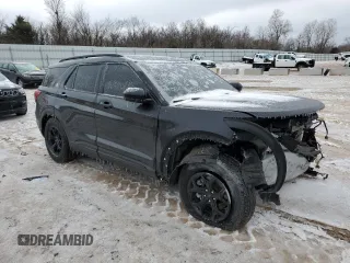 2023 Ford Explorer Timberline with VIN 1FMSK8JH8PGA92543, listed as a Copart auction lot 44744075 with 23,154 mi miles and Salvage Title. Bid and sale history available at carsss.com. Image 4.