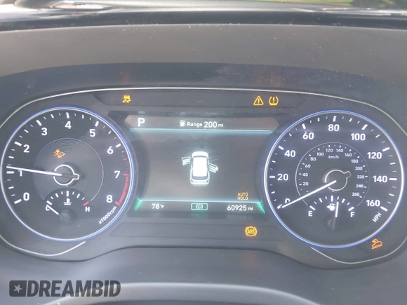 2020 Hyundai Palisade SEL with VIN KM8R4DHE1LU078508, listed as a IAAI auction lot 41971712 with 60,925 mi miles and . Bid and sale history available at DreamBid. Image 7.