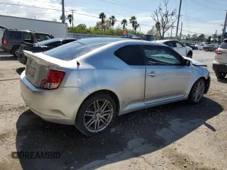 2011 Scion tC with VIN JTKJF5C74B3010047, listed as a Copart auction lot 47317555 with 125,659 mi miles and Salvage Title. Bid and sale history available at carsss.com. Image 3.