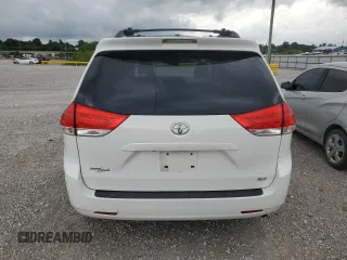 2012 Toyota Sienna XLE AAS with VIN 5TDYK3DC0CS212613, listed as a Copart auction lot 62317765 with 258,124 mi miles and Salvage title. Bid and sale history available at DreamBid. Image 6.