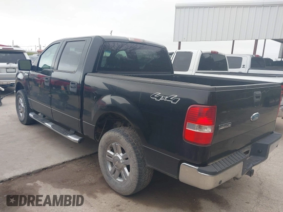 2008 Ford F-150 XL with VIN 1FTRW14W58FC29485, listed as a IAAI auction lot 41708554 with 297,244 mi miles. Bid and sale history available at carsss.com. Image 3.