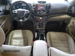 2014 Ford Escape Titanium with VIN 1FMCU9J92EUA80822, listed as a Copart auction lot 47621375 with 235,691 mi miles and Salvage Title. Bid and sale history available at DreamBid. Image 8.