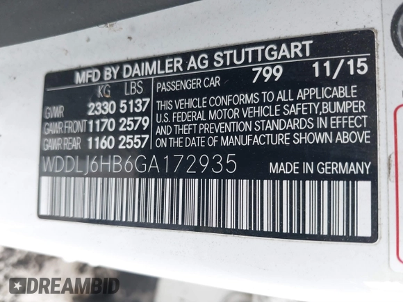 2016 Mercedes-Benz CLS 400 z VIN WDDLJ6HB6GA172935, wystawiony jako IAAI lot #41656199 z przebiegiem 33 363 mil mil oraz . Historia ofert i sprzedaży dostępna na DreamBid. Obrazek 9.