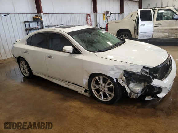2012 Nissan Maxima S z VIN 1N4AA5AP5CC859118, wystawiony jako Copart lot #56650915 z przebiegiem 144 007 mil mil oraz Szkoda całkowita • Salvage title. Historia ofert i sprzedaży dostępna na DreamBid. Obrazek 4.