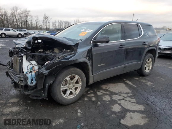2018 GMC Acadia SLE with VIN 1GKKNRLS1JZ132729, listed as a Copart auction lot 41535565 with Not provided miles and Salvage title. Bid and sale history available at DreamBid. Image 1.