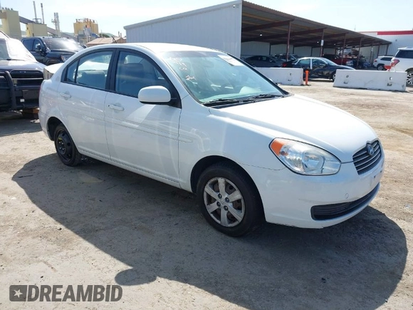 2010 Hyundai Accent GLS with VIN KMHCN4AC7AU473527, listed as a IAAI auction lot 41965592 with 104,506 mi miles. Bid and sale history available at carsss.com. Image 1.