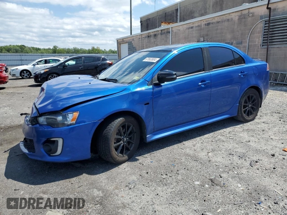 2017 Mitsubishi Lancer ES with VIN JA32U2FU1HU013832, listed as a Copart auction lot 67663804 with 130,074 mi miles and Salvage Title. Bid and sale history available at carsss.com. Image 1.