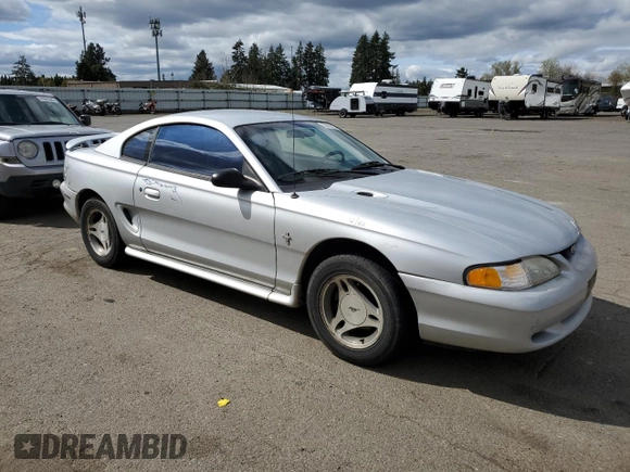 1998 Ford Mustang with VIN 1FAFP4041WF104623, listed as a Copart auction lot 50089825 with 189,313 mi miles and Salvage title. Bid and sale history available at DreamBid. Image 4.