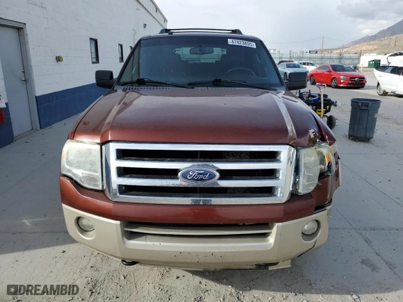 2008 Ford Expedition Eddie Bauer with VIN 1FMFU18528LA50148, listed as a Copart auction lot 47423855 with 258,089 mi miles and Salvage Title. Bid and sale history available at carsss.com. Image 5.