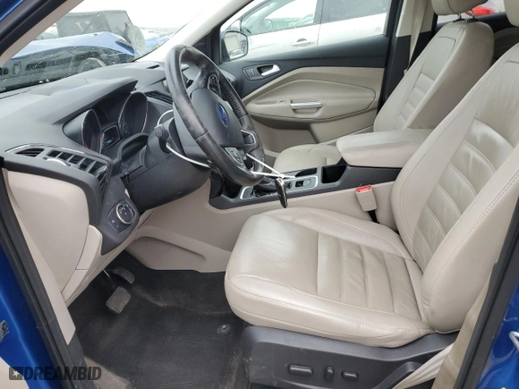 2017 Ford Escape Titanium with VIN 1FMCU0J98HUF06254, listed as a Copart auction lot 50692795 with 61,502 mi miles and Clean Title. Bid and sale history available at carsss.com. Image 7.