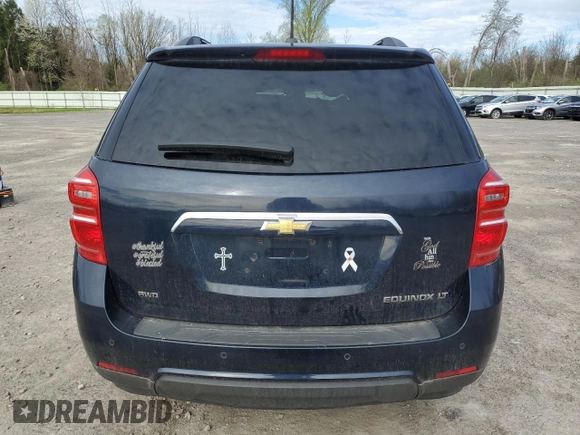 2016 Chevrolet Equinox LT z VIN 2GNFLFEKXG6360738, wystawiony jako Copart lot #54370195 z przebiegiem 84 316 mil mil oraz Szkoda całkowita • Salvage title. Historia ofert i sprzedaży dostępna na DreamBid. Obrazek 6.