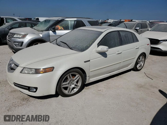 2008 Acura TL with VIN 19UUA66288A047746, listed as a Copart auction lot 75489424 with 0 mi miles and Salvage Title. Bid and sale history available at carsss.com. Image 1.