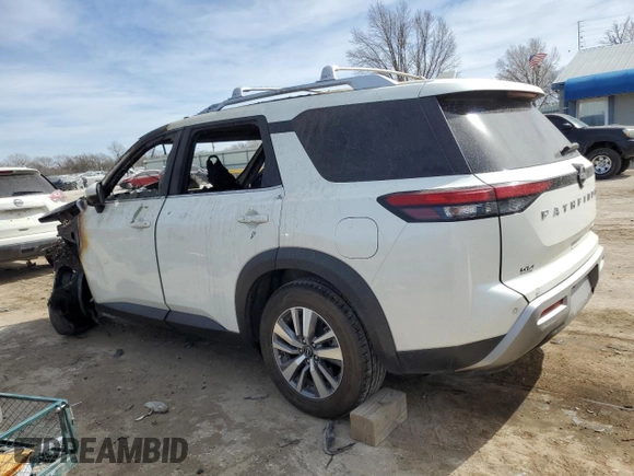 2023 Nissan Pathfinder SL with VIN 5N1DR3CC8PC209456, listed as a Copart auction lot 49333085 with Not provided miles and Non repairable. Bid and sale history available at DreamBid. Image 2.