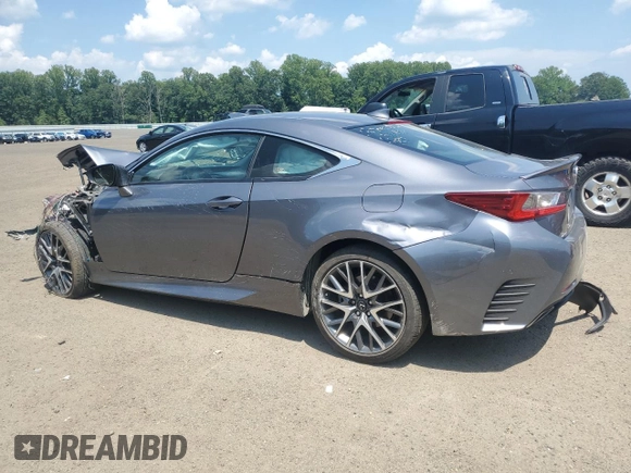 2015 Lexus RC 350 F Sport z VIN JTHSE5BC0F5004302, wystawiony jako Copart lot #62774505 z przebiegiem Nie podano mil oraz Szkoda całkowita • Salvage title. Historia ofert i sprzedaży dostępna na DreamBid. Obrazek 2.