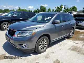 2015 Nissan Pathfinder S with VIN 5N1AR2MN2FC664881, listed as a Copart auction lot 61437605 with 168,119 mi miles and Clean title. Bid and sale history available at DreamBid. Image 1.