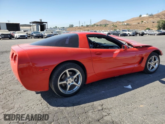 2004 Chevrolet Corvette with VIN 1G1YY22G945125940, listed as a Copart auction lot 67091364 with 76,677 mi miles and Salvage Title. Bid and sale history available at carsss.com. Image 3.