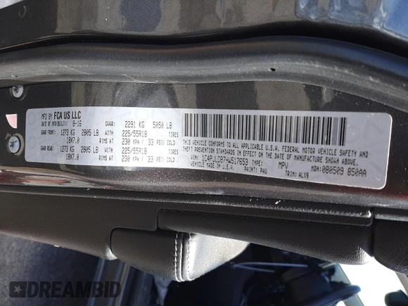 2017 Jeep Cherokee Limited с VIN 1C4PJLDB7HW517653, выставлен на аукционе Copart как лот 53529705 с пробегом 111 405 миль миль и Списание • Salvage title. История ставок и продаж доступна на DreamBid. Изображение 14.