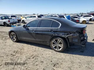 2017 BMW 3 Series 330i with VIN WBA8B9G54HNU50247, listed as a Copart auction lot 46469575 with 106,279 mi miles and Salvage Title. Bid and sale history available at carsss.com. Image 2.