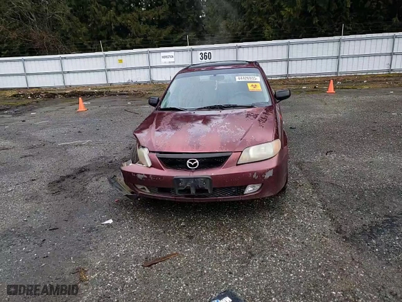 2003 Mazda Protege DX with VIN JM1BJ226231137913, listed as a Copart auction lot 44426935 with 237,221 mi miles and Salvage Title. Bid and sale history available at carsss.com. Image 11.