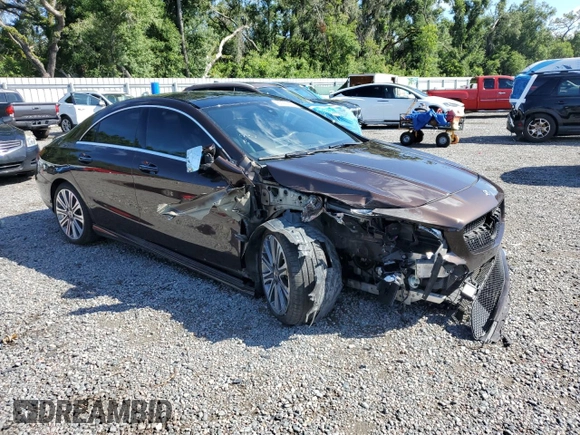 2018 Mercedes-Benz CLA 250 with VIN WDDSJ4EB1JN671338, listed as a Copart auction lot 60686855 with 96,574 mi miles and Salvage title. Bid and sale history available at DreamBid. Image 4.