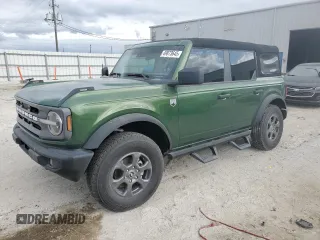 2024 Ford Bronco Big Bend with VIN 1FMDE7BH8RLA93453, listed as a Copart auction lot 49873645 with 1,379 mi miles and Salvage Title. Bid and sale history available at carsss.com. Image 1.