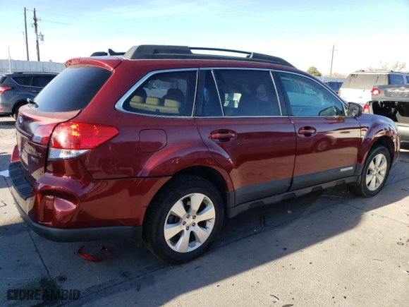 2011 Subaru Outback 3.6R Prem HK Audio/Pwr Moon with VIN 4S4BRDHC6B2343449, listed as a Copart auction lot 83074034 with 96,513 mi miles and Salvage Title. Bid and sale history available at carsss.com. Image 3.