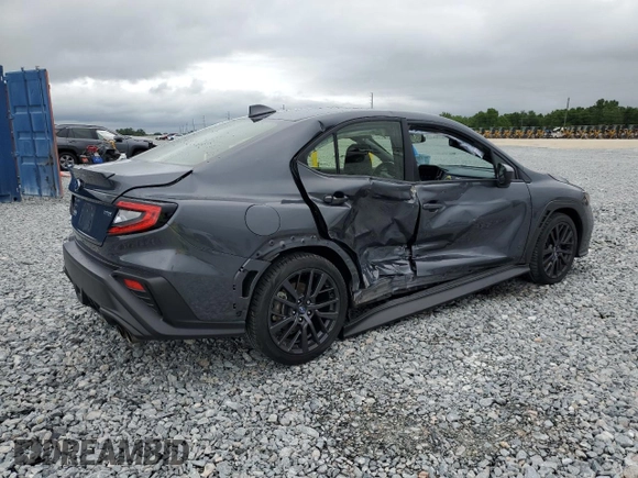 2023 Subaru WRX Premium with VIN JF1VBAF6XP9820597, listed as a Copart auction lot 52255895 with 41,084 mi miles and Salvage title. Bid and sale history available at DreamBid. Image 3.