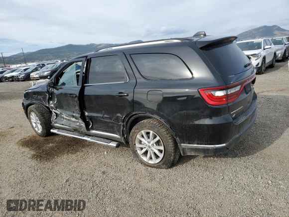 2023 Dodge Durango SXT Launch Edition with VIN 1C4RDJAG7PC617269, listed as a Copart auction lot 52991455 with 65,324 mi miles and Salvage title. Bid and sale history available at DreamBid. Image 2.