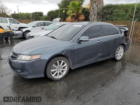 2006 Acura TSX with VIN JH4CL95896C029932, listed as a Copart auction lot 82431044 with 194,509 mi miles and Salvage title. Bid and sale history available at DreamBid. Image 1.