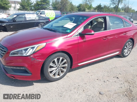 2015 Hyundai Sonata Limited with VIN 5NPE34AF7FH088872, listed as a IAAI auction lot 42105320 with 151,622 mi miles and . Bid and sale history available at carsss.com. Image 17.