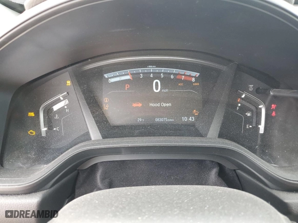 2020 Honda CR-V LX with VIN 5J6RW2H21LL003722, listed as a Copart auction lot 42295555 with 83,075 mi miles and Salvage Title. Bid and sale history available at carsss.com. Image 9.