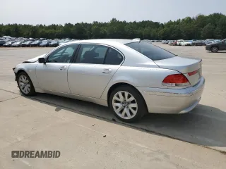 2004 BMW 7 Series 745Li with VIN WBAGN63444DS47664, listed as a Copart auction lot 71046044 with 144,598 mi miles and Salvage title. Bid and sale history available at DreamBid. Image 2.