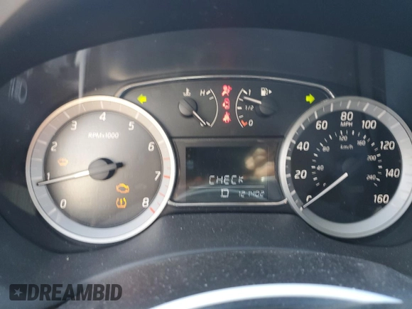 2014 Nissan Sentra S with VIN 3N1AB7AP1EY295497, listed as a Copart auction lot 54403365 with 121,402 mi miles and Salvage Title. Bid and sale history available at DreamBid. Image 9.