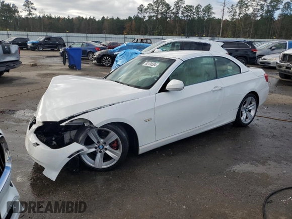 2011 BMW 3 Series 328i with VIN WBADW3C52BE538372, listed as a Copart auction lot 85130504 with 0 mi miles and Non Repairable. Bid and sale history available at carsss.com. Image 1.