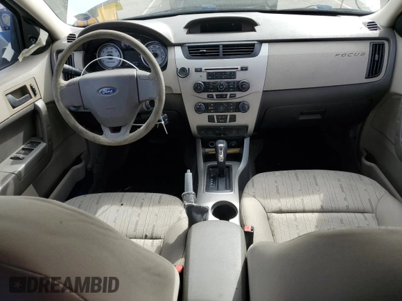 2009 Ford Focus SE with VIN 1FAHP35N89W160681, listed as a Copart auction lot 46862285 with 105,660 mi miles and Salvage Title. Bid and sale history available at carsss.com. Image 8.