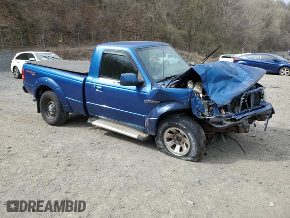 2007 Ford Ranger XL with VIN 1FTYR11E57PA56901, listed as a Copart auction lot 53046805 with 0 mi miles and Salvage Title. Bid and sale history available at carsss.com. Image 4.