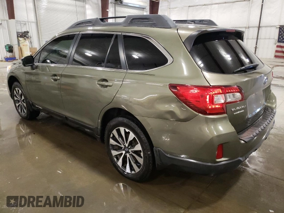 2015 Subaru Outback Limited with VIN 4S4BSBJCXF3295604, listed as a Copart auction lot 52350705 with 165,359 mi miles and Salvage Title. Bid and sale history available at DreamBid. Image 2.