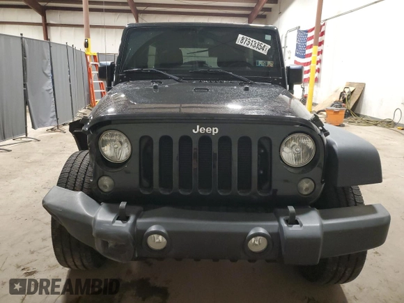 2018 Jeep Wrangler JK Unlimited Sport S with VIN 1C4HJWDG6JL821579, listed as a Copart auction lot 87313354 with 29,691 mi miles and Salvage Title. Bid and sale history available at carsss.com. Image 5.