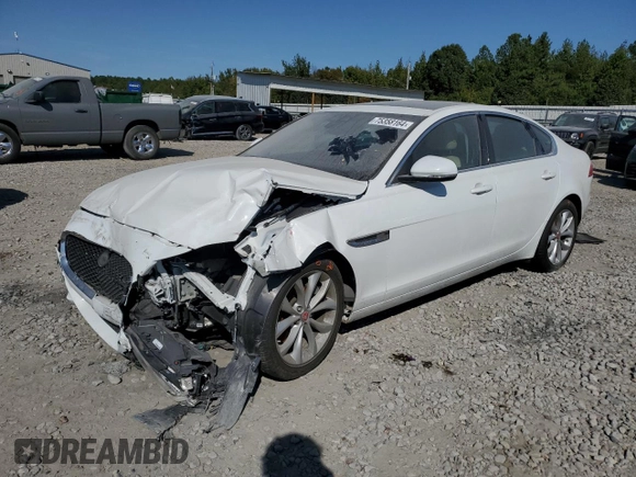 2019 Jaguar XF 25t Premium with VIN SAJBJ4FX0KCY76653, listed as a Copart auction lot 75358164 with 12,403 mi miles and Salvage Title. Bid and sale history available at carsss.com. Image 1.