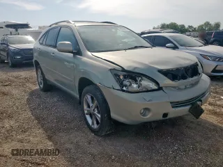 2006 Lexus RX 400h with VIN JTJHW31U060014913, listed as a Copart auction lot 55529385 with 200,236 mi miles and Clean Title. Bid and sale history available at DreamBid. Image 4.
