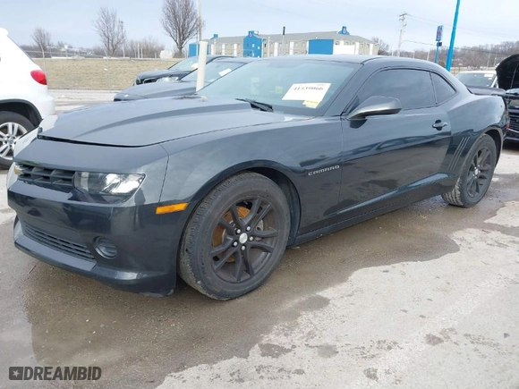 2015 Chevrolet Camaro LS with VIN 2G1FA1E34F9125476, listed as a IAAI auction lot 41539066 with 82,874 mi miles. Bid and sale history available at carsss.com. Image 2.