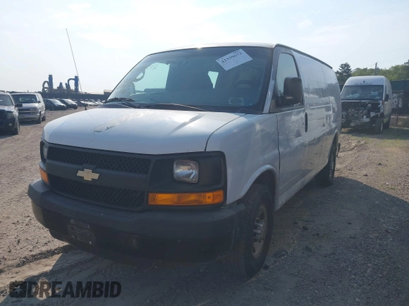 2012 Chevrolet Express Cargo with VIN 1GCZGTCG1C1102306, listed as a IAAI auction lot 42339673 with 92,684 mi miles and . Bid and sale history available at DreamBid. Image 2.