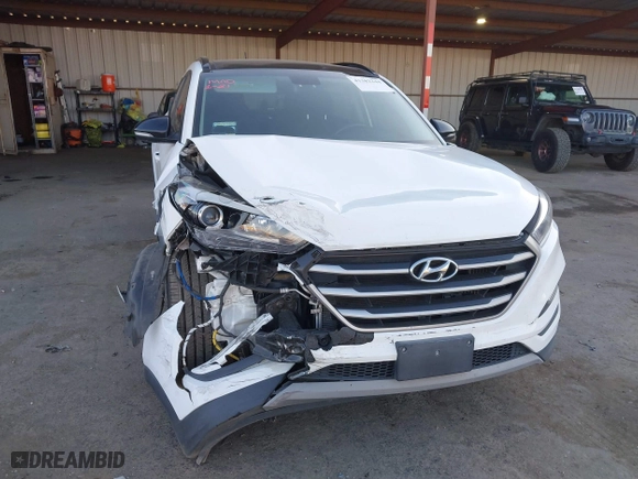 2017 Hyundai Tucson Value with VIN KM8J33A27HU541527, listed as a IAAI auction lot 41382244 with 65,848 mi miles. Bid and sale history available at carsss.com. Image 6.