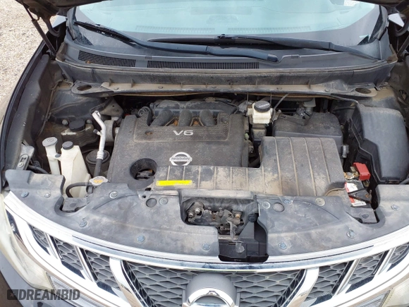 2011 Nissan Murano SV with VIN JN8AZ1MWXBW185399, listed as a IAAI auction lot 42060072 with 170,587 mi miles. Bid and sale history available at carsss.com. Image 10.